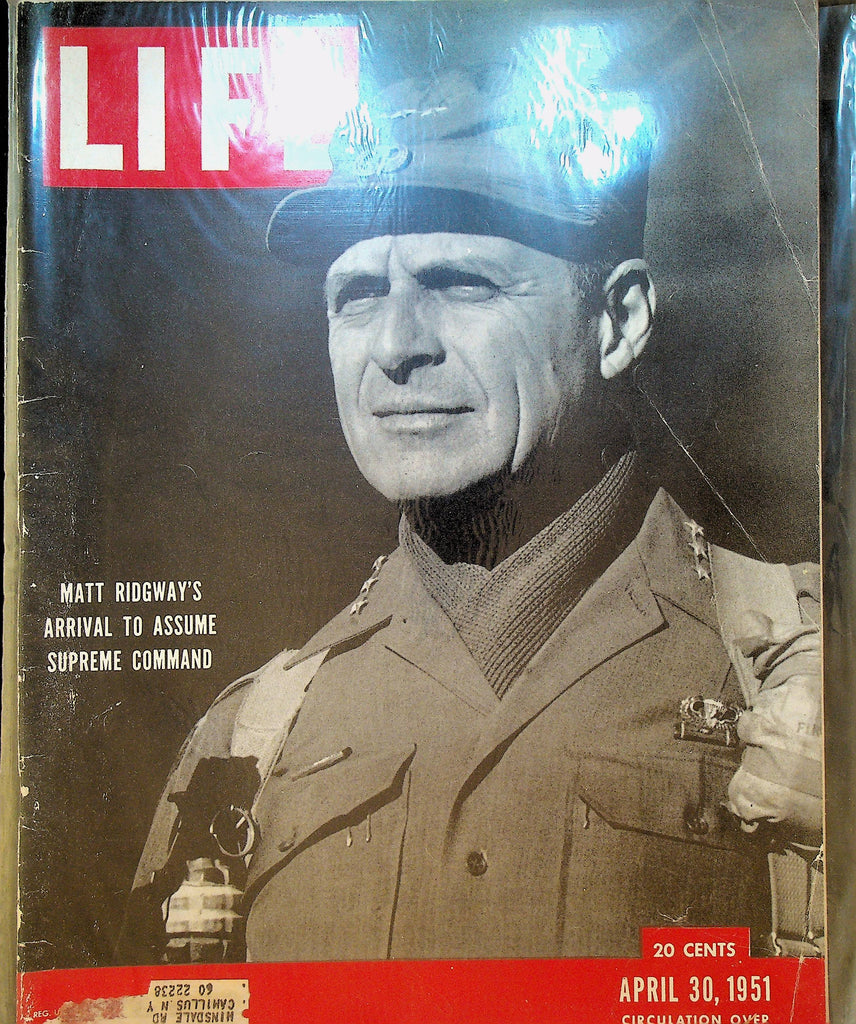 Life Magazine April 30 1951 Matt Ridgeway