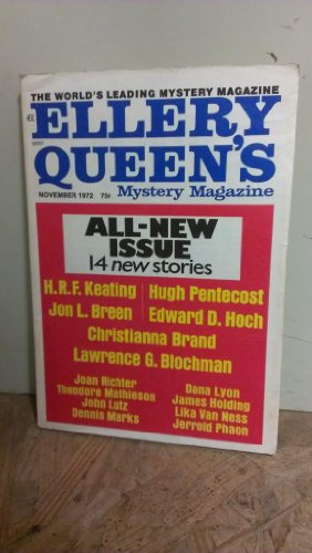 Ellery Queen Mystery Magazine November 1972