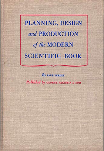 Planning, Design and Production of the Modern Scientific Book