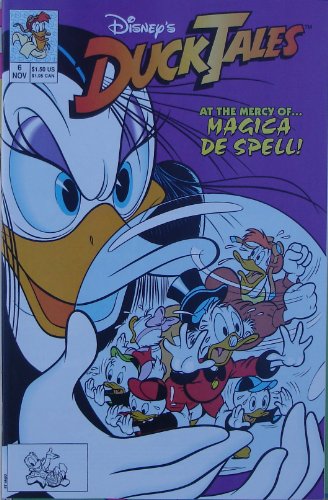 Magica De Spell Cover Duck Tales Comic Book #6 From W.D. Comics