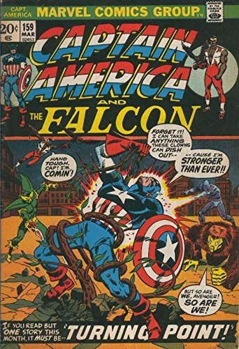 Marvel Captain America And The Falcon (Vol. 1 No. 166, October 1973) (Night Of The Lurking Dead!)