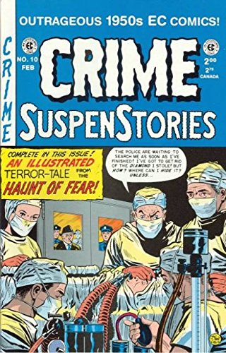 CRIME SUSPENSTORIES Comic Book # 10 (1950'S Pre-Code EC reprint)