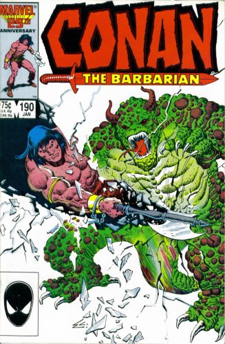 Conan The Barbarian #190 : Exodus (Marvel Comic Book 1987)