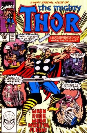 Thor #415 "Eric Recalls the Memory of Thor’s First Banishment to Earth, in the Form of Don Blake"