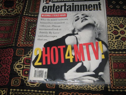 Entertainment Weekly Magazine (Madonna Strikes Again , 2Hot4MTV ! , Johnny Depp 'Scissorhands', December 14, 1990)