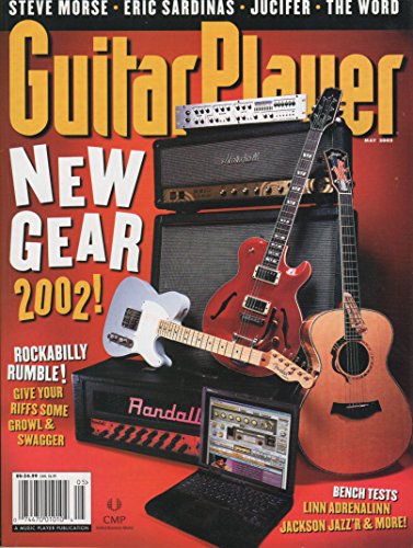 Guitar Player Magazine, Issue 389, Volume 36, No. 5, May 2002 - New Gear front cover