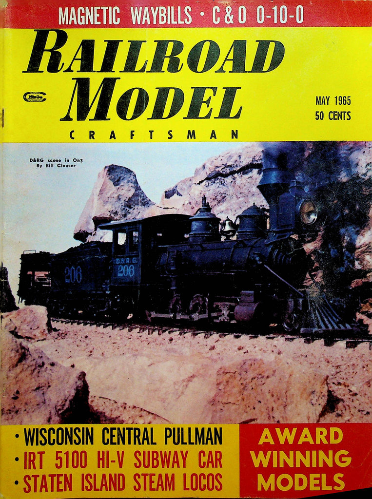 Railroad Model Craftsman Magazine May 1965