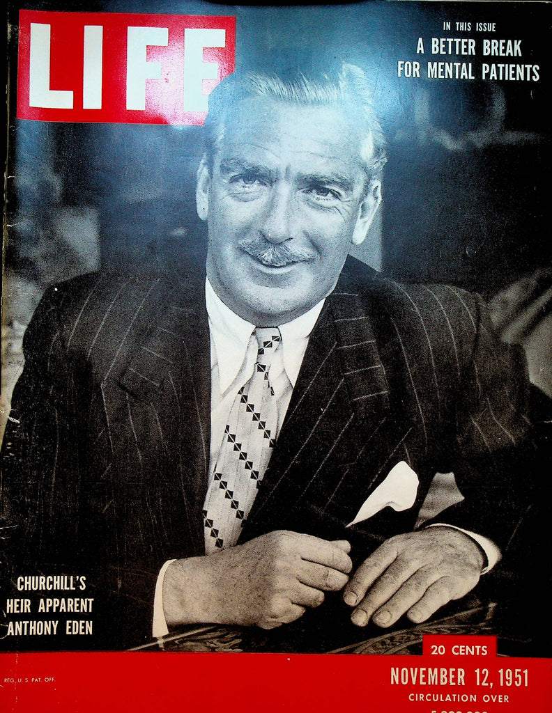 Life Magazine November 12 1951 Anthony Eden