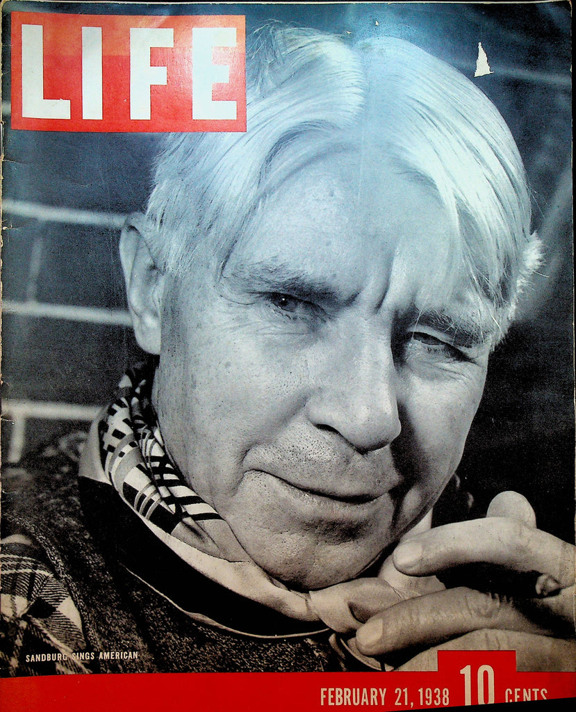 Life Magazine February 21 1938 Carl Sandburg