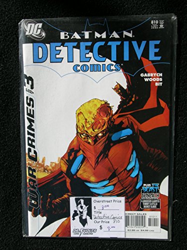 Detective Comics, #810 (Comic Book) Batman, WAR Crimes Part 3