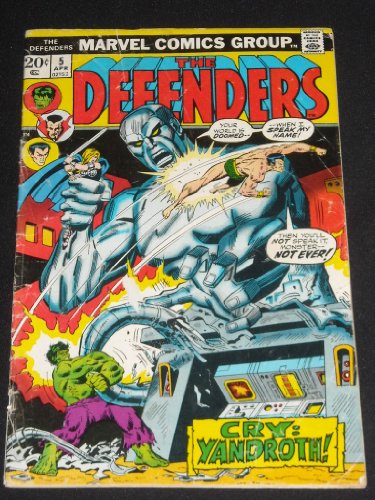Defenders #5 Bronze Age Marvel Comic Book Namor Hulk