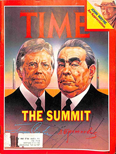 TIME MAGAZINE JUNE 25, 1979 THE SUMMIT JIMMY CARTER AND LEONID BREZHNEV