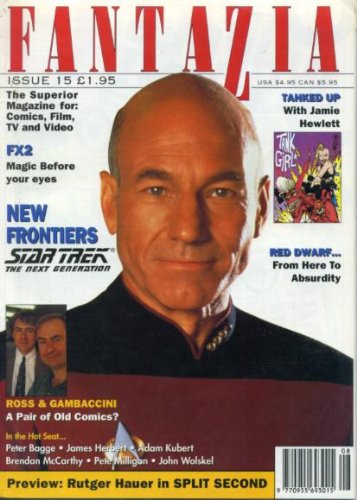Fantazia #15 Star Trek: The Next Generation, Rutger Hauer, Red Dwarf, Tank Girl, X-Men