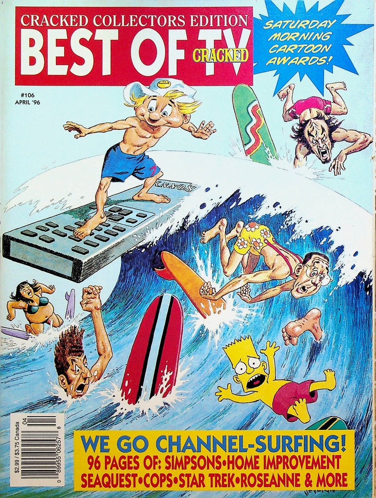 Cracked Collector's Edition 106 April 1996 Best of Cracked TV