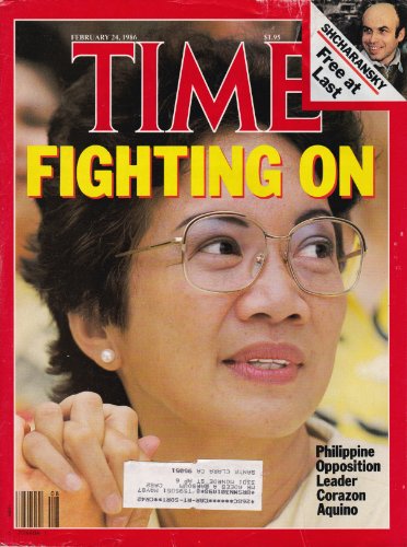 Time Magazine: February 24, 1986 Fighting on - Philippine Opposition Leader Corazon Aquino