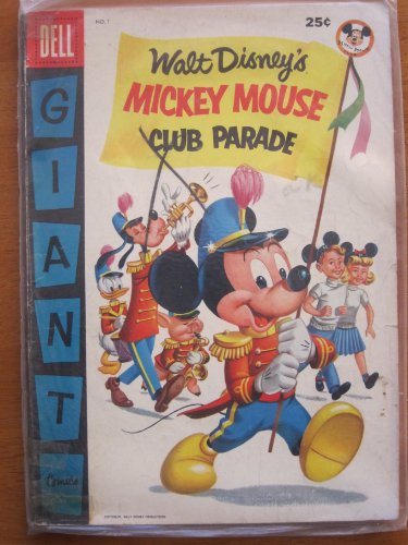 Walt Disney's Walt Disney's Mickey Mouse Club Parade. 1955 Dell Giant Comic