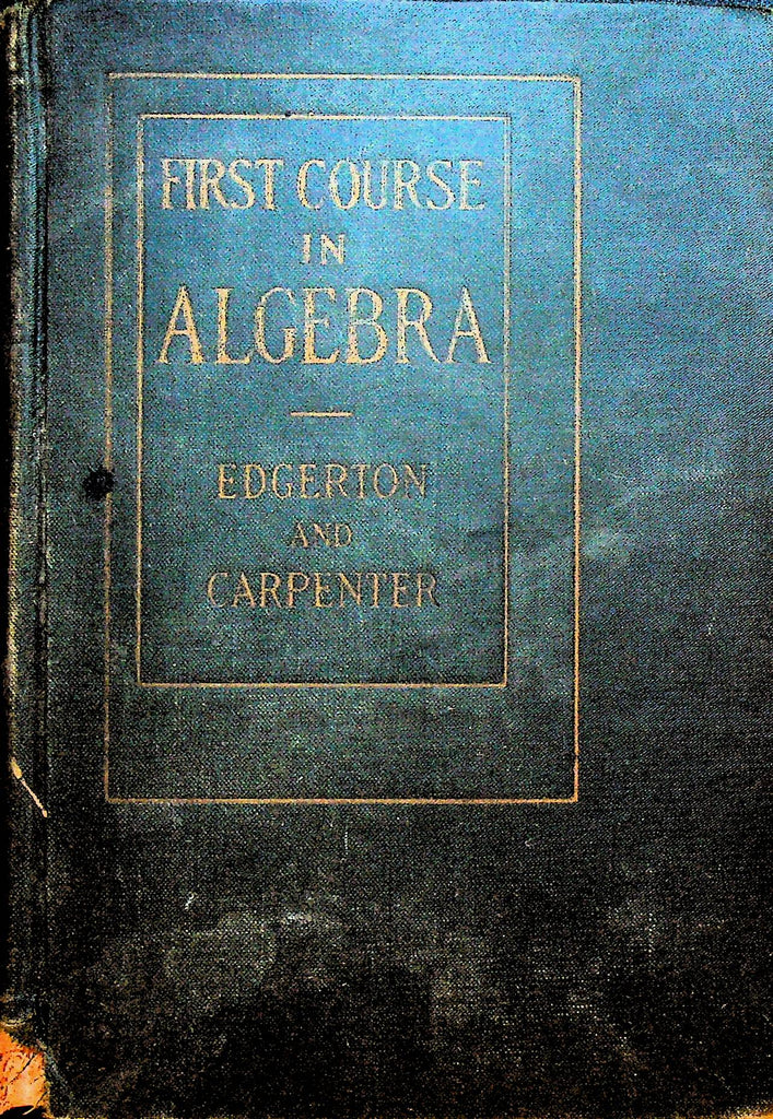 A First Course in Algebra