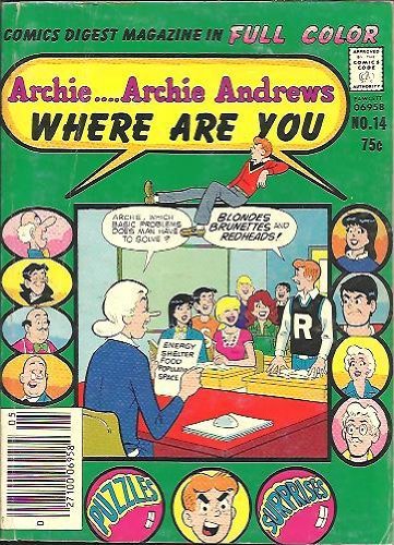 Archie....Archie Andrews, WHERE ARE YOU Digest No. 14
