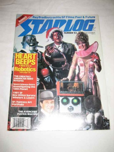 Starlog #53 Dec. 1981 Heartbeeps Greatest American Hero Patrick Macnee