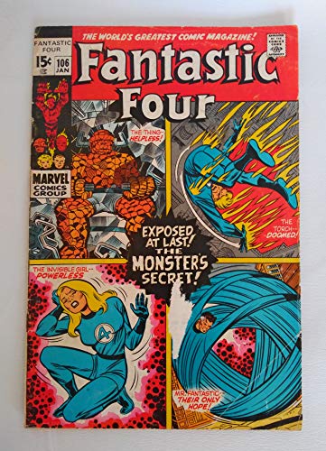 Fantastic Four #106 (EXPOSED AT LAST! THE MONSTER'S SECRET!, VOL. 1)