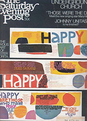 December 28, 1968- January 11, 1969 Saturday Evening Post; The Underground Church