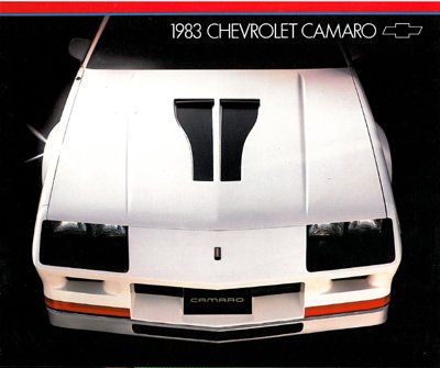 1983 Chevrolet Camaro Original 16-page Dealer Sales Brochure Catalog - Z28 Chevy