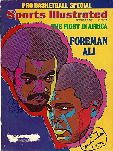 Sports Illustrated Foreman Ali" October 28 1974