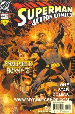 Action Comics 764 Smallville is Burning