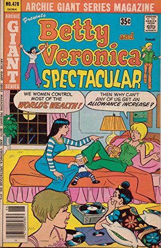 Archie Giant Series Magazine Betty and Veronica Spectacular No. 470