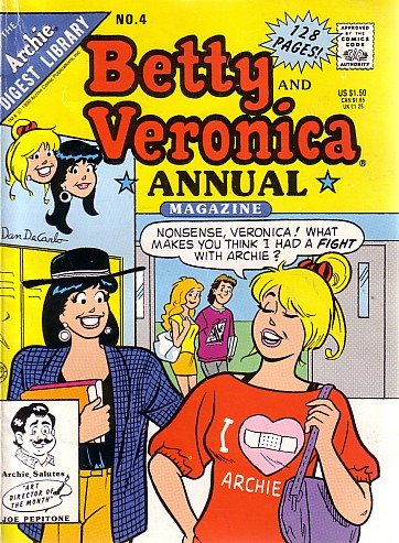 Betty and Veronica Annual Magazine, #4 (Archie Digest Library)