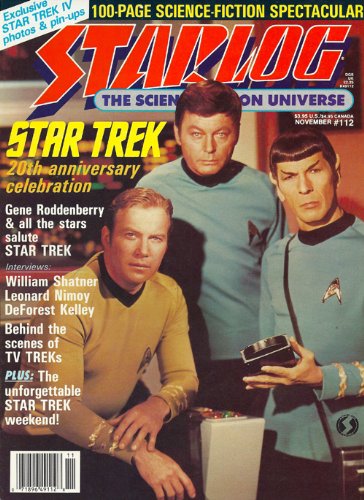 Starlog: The Science Fiction Universe, No. 112, Nov. 1986