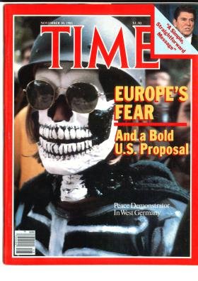 Time Magazine November 30 1981 Europe's Fear and a Bold U.S. Proposal Peace Demonstrator in West Germany