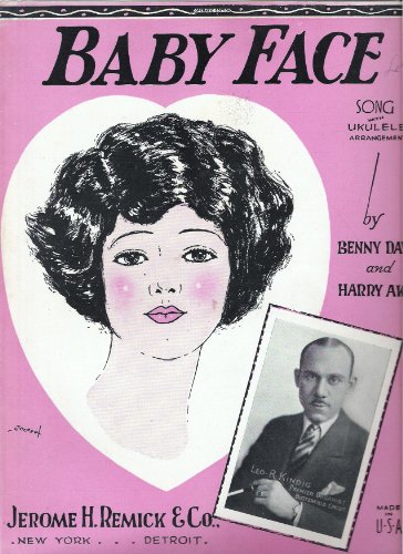 Baby Face. Sheet Music..
