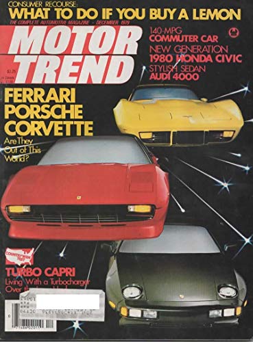 Motor Trend Magazine, December 1979