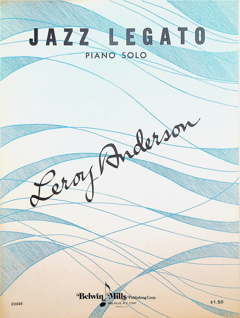 Jazz Legato Piano Solo Sheet Music Leroy Anderson