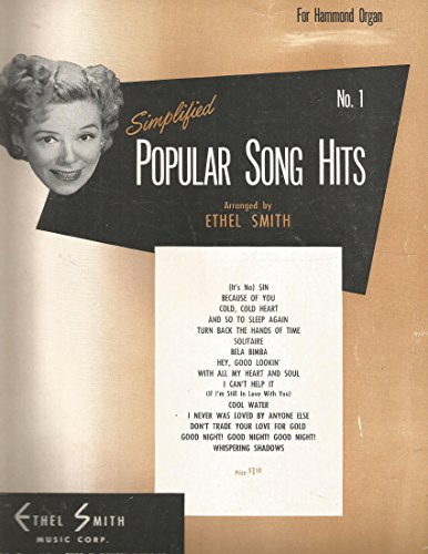 Simplified Popular Song Hits #1 For Hammond Organ