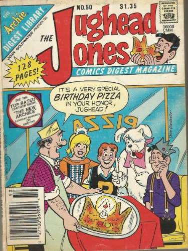 THE JUGHEAD JONES COMICS DIGEST MAGAZINE NO.50..128 PAGES OF LAUGHTER