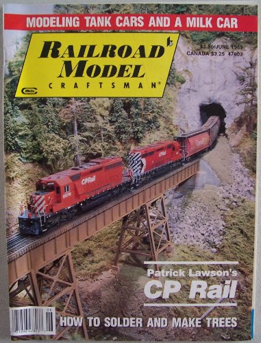 Railroad Model Craftsman [ June 1989, Vol. 58 No. 1 ] (Patrick Lawson's CP Rail)