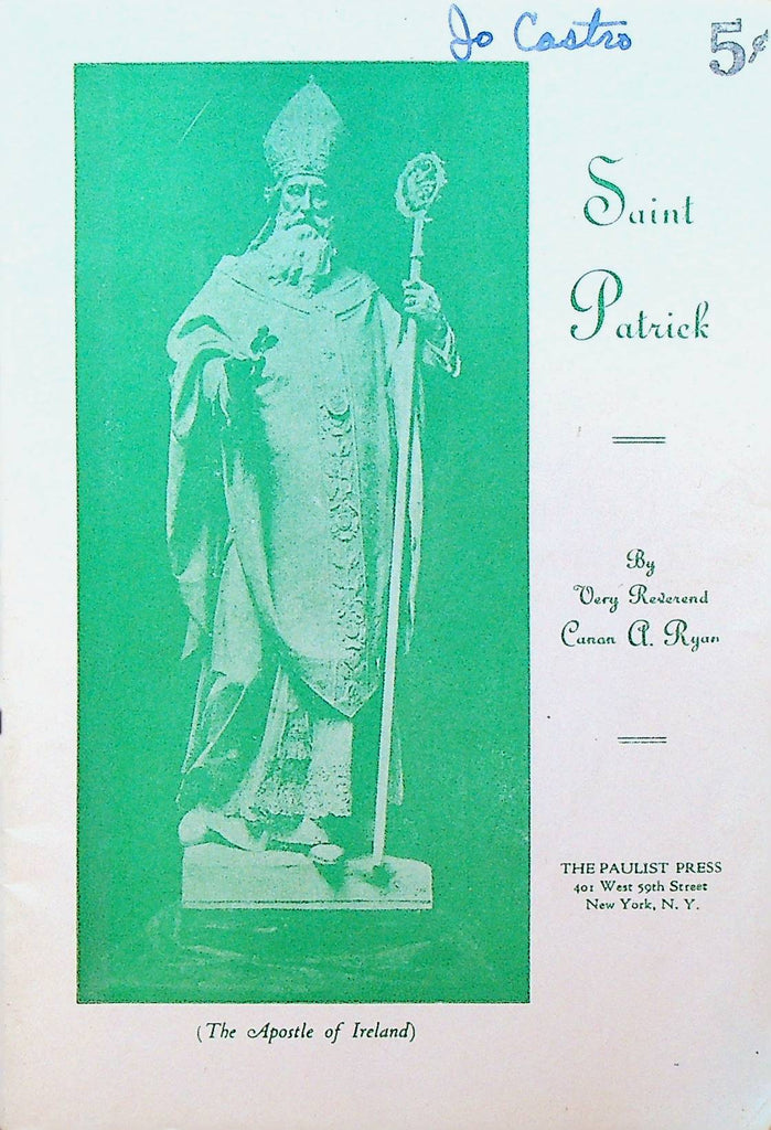 Saint Patrick by Canon A Ryan