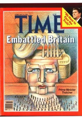 Time Magazine February 16 1981 Embattled Britain Prime Minister Thatcher
