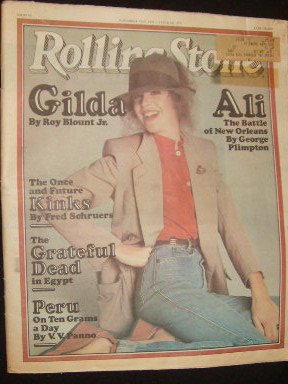 Rolling Stone Magazine Gilda Ali (November 2, 1978, Issue 277)