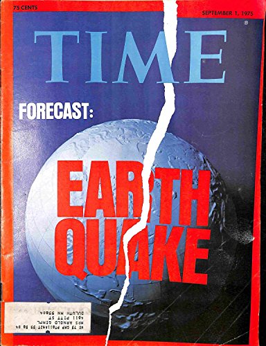 Time Magazine September 1 1975 Forecase: Earthquake