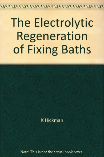 The Electrolytic Regeneration of Fixing Baths