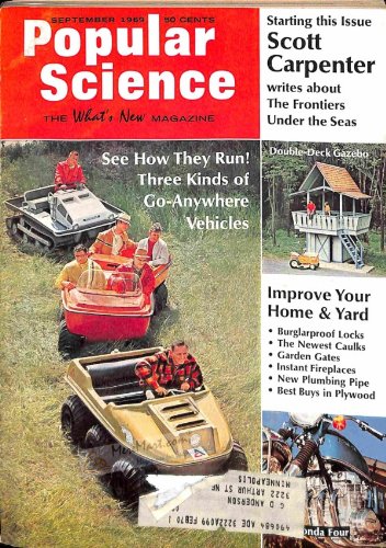Popular Science Magazine, September 1969