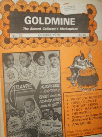 Goldmine: The Record Collector's Magazine (October, 1978)