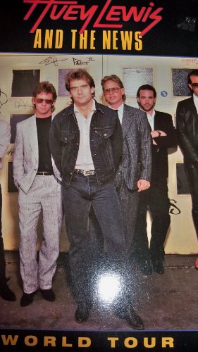 1986 Huey Lewis and the News World Tour Program