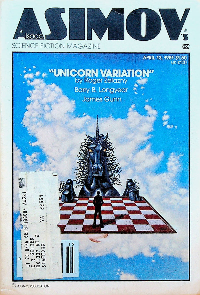 Isaac Asimov's Science Fiction Magazine April 13 1981