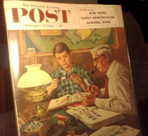 The Saturday Evening Post February 27 1954; Bob Hope, Clarence Budington Kelland, General Dean (The Saturday Evening Post)