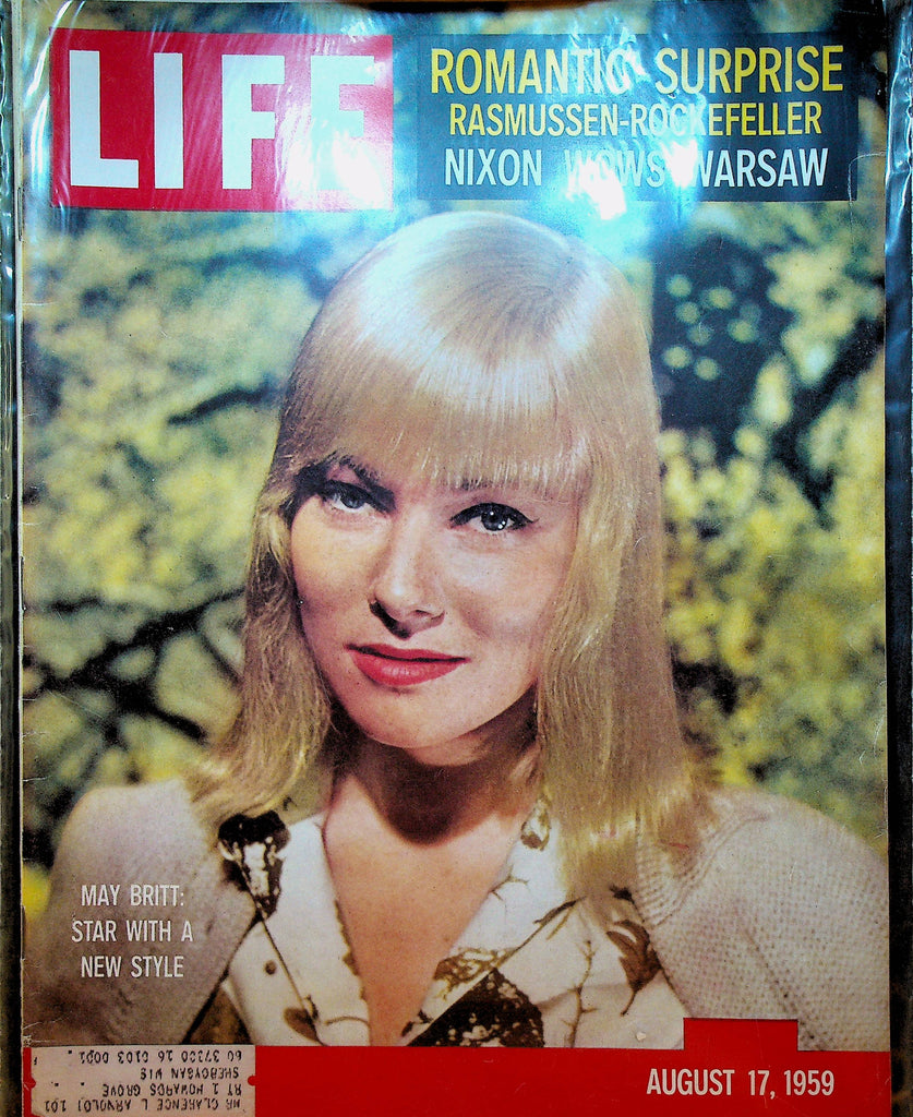 Life Magazine August 17 1959 May Britt