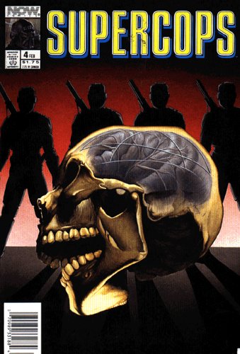 Supercops Comic by Now Comics # 4 Feb